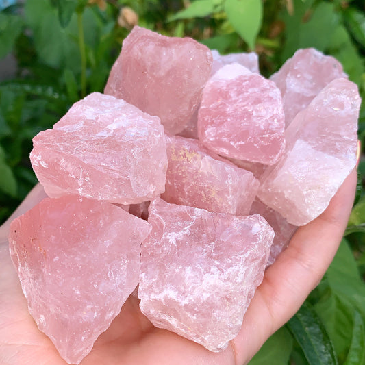 Rose Quartz Rough Raw Crystal