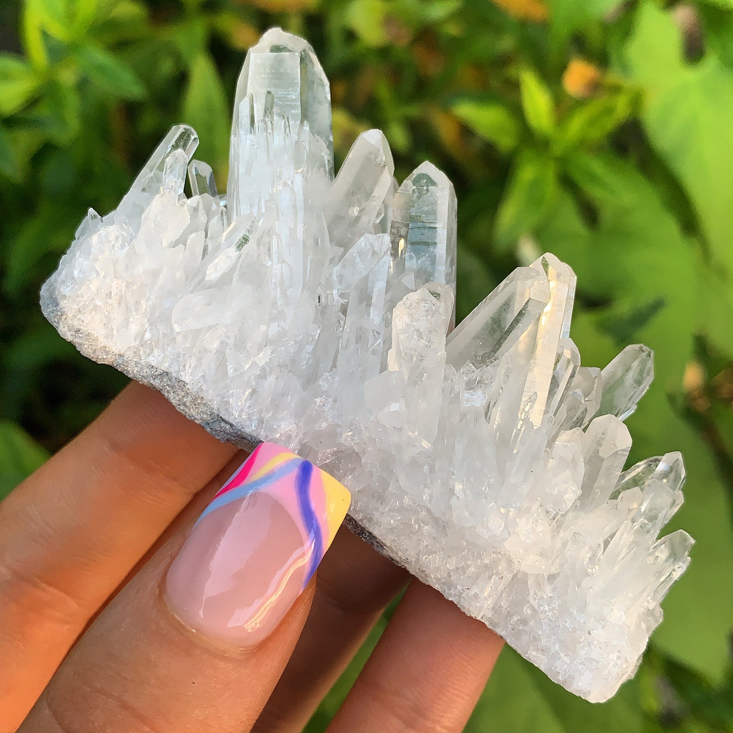 Enchanting Clear Quartz Mini Cluster