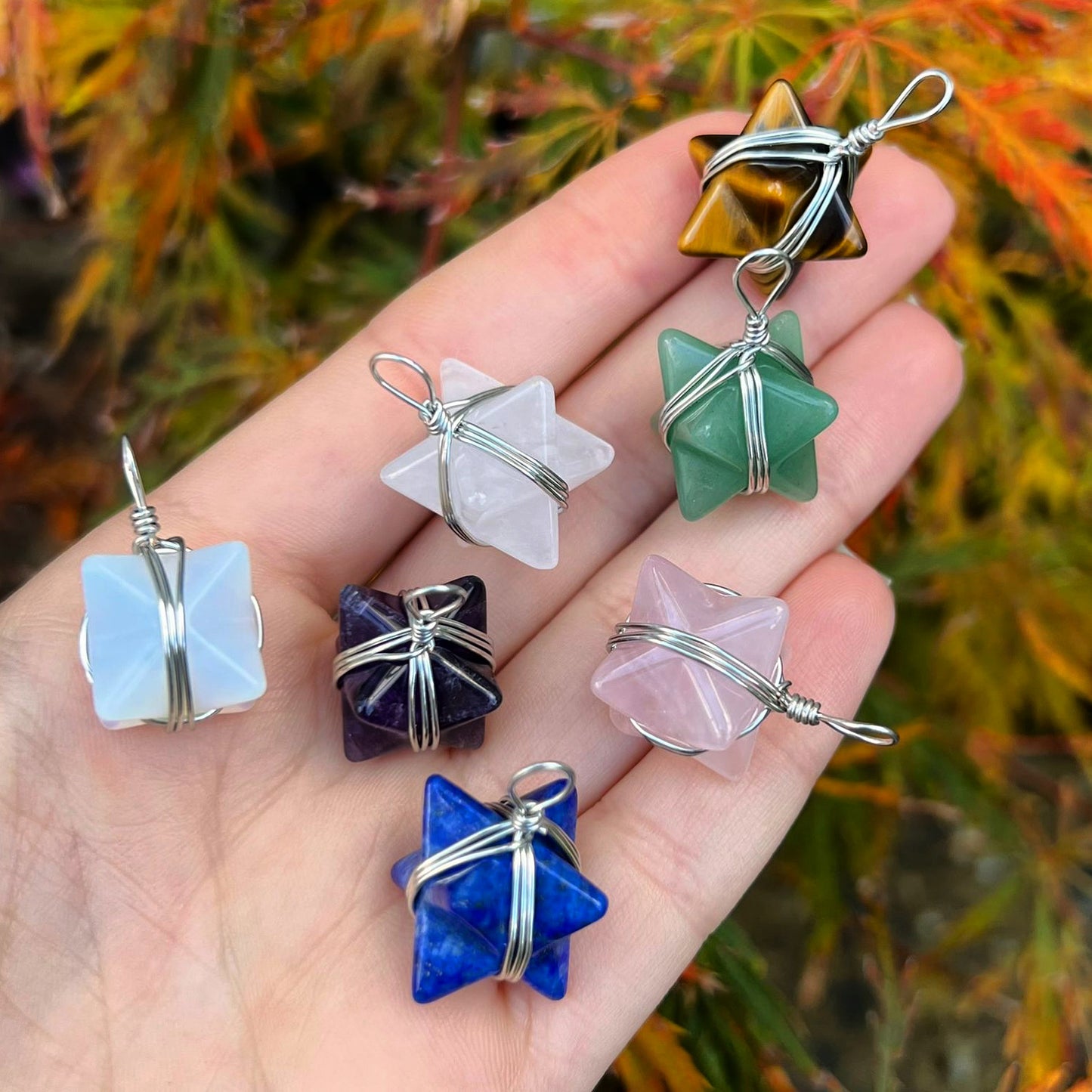 Merkaba Crystal Pendant