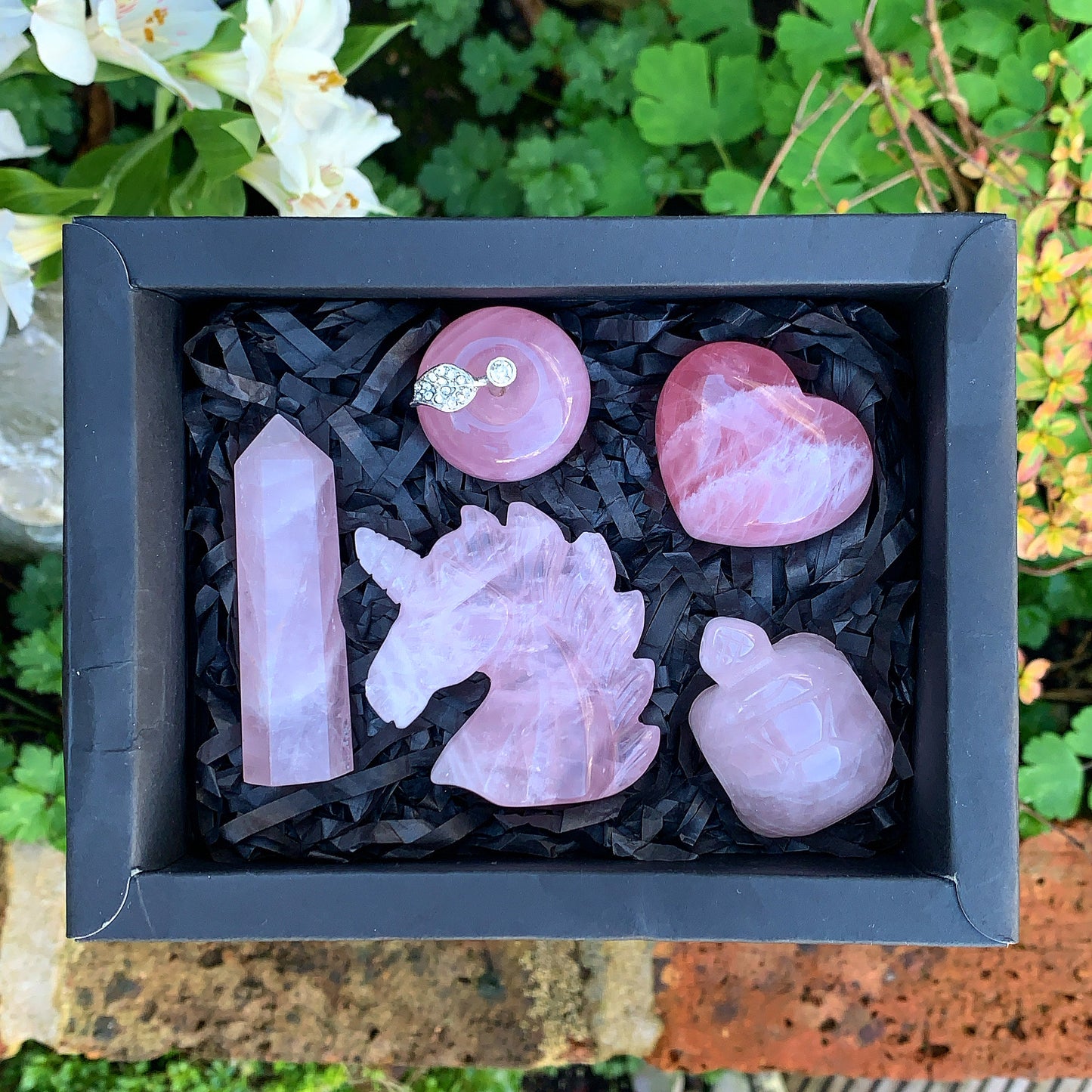 Rose Quartz Crystal Gift Box - Pink Dreams