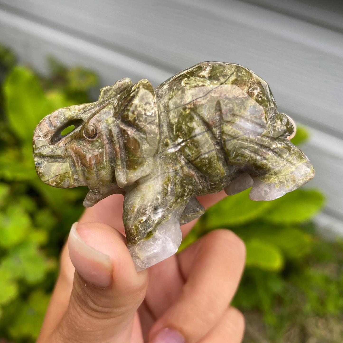 Large Unakite Elephant