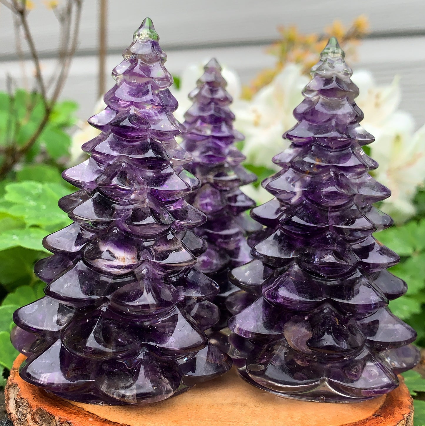 Amethyst Crystal Christmas Tree