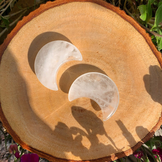 Clear Quartz Moon