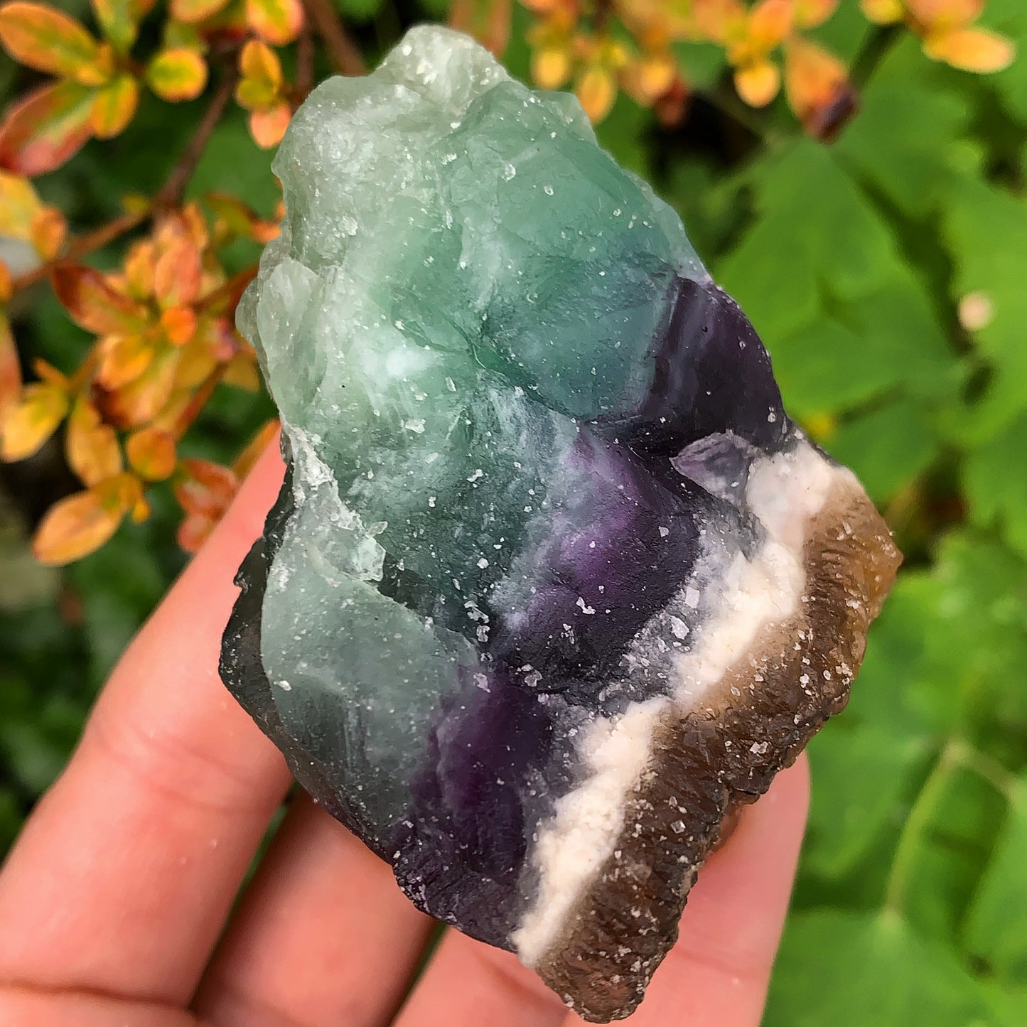 Rainbow Fluorite Rough Chunks