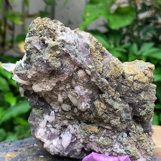 Fluorite x Rainbow Pyrite x Calcite - 590g