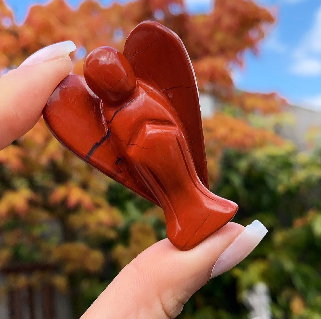 Red Jasper Guardian Angel