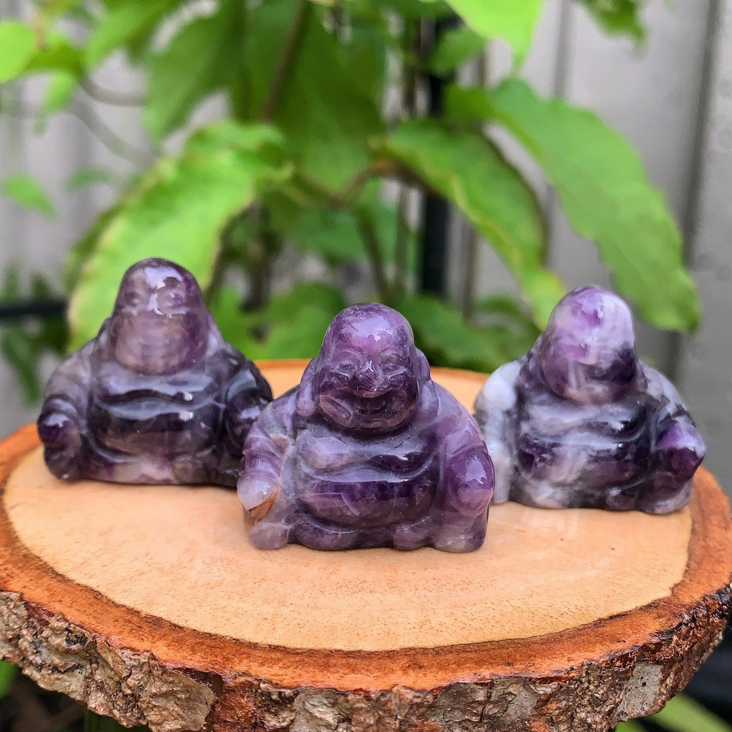 Amethyst Laughing Buddha
