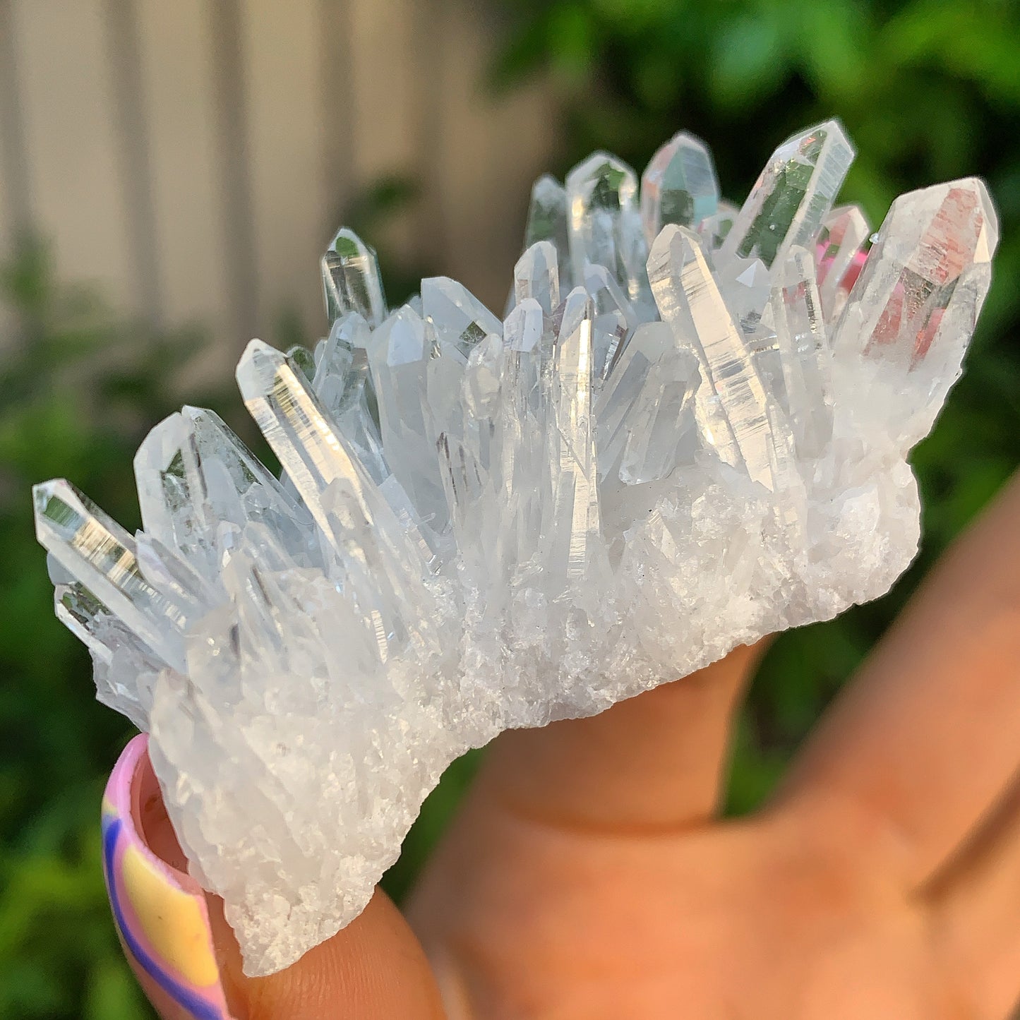 Enchanting Clear Quartz Mini Cluster