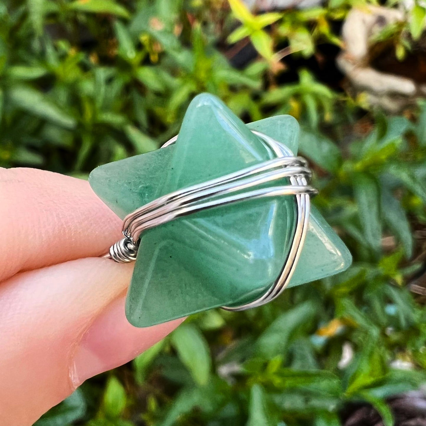 Merkaba Crystal Pendant