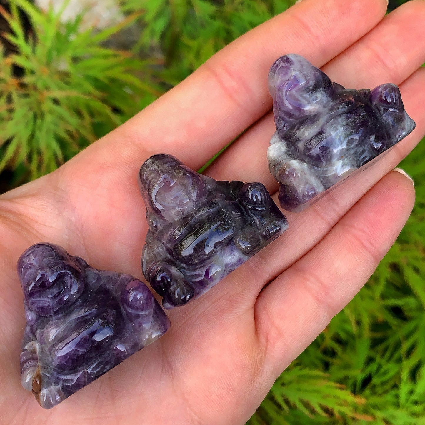 Amethyst Laughing Buddha