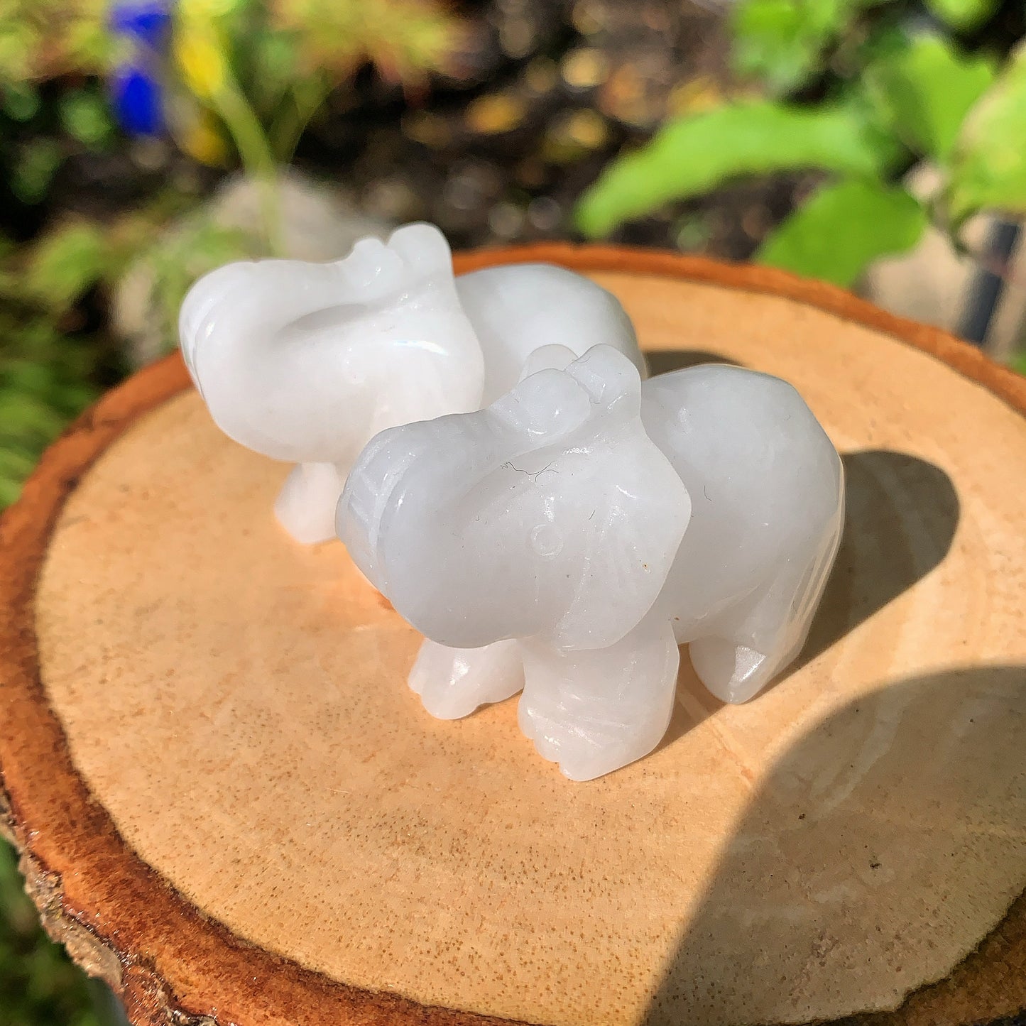 White Jade Elephant