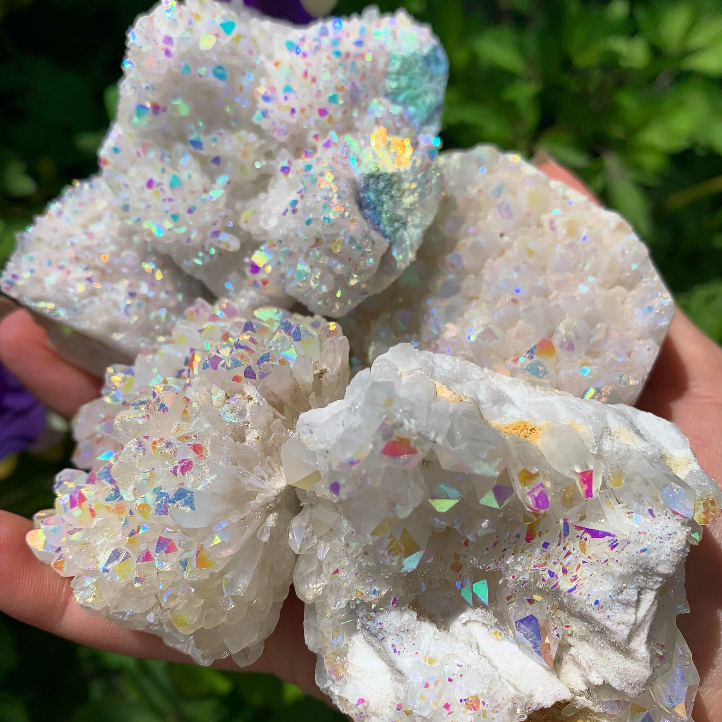 Angel Aura Quartz Cluster
