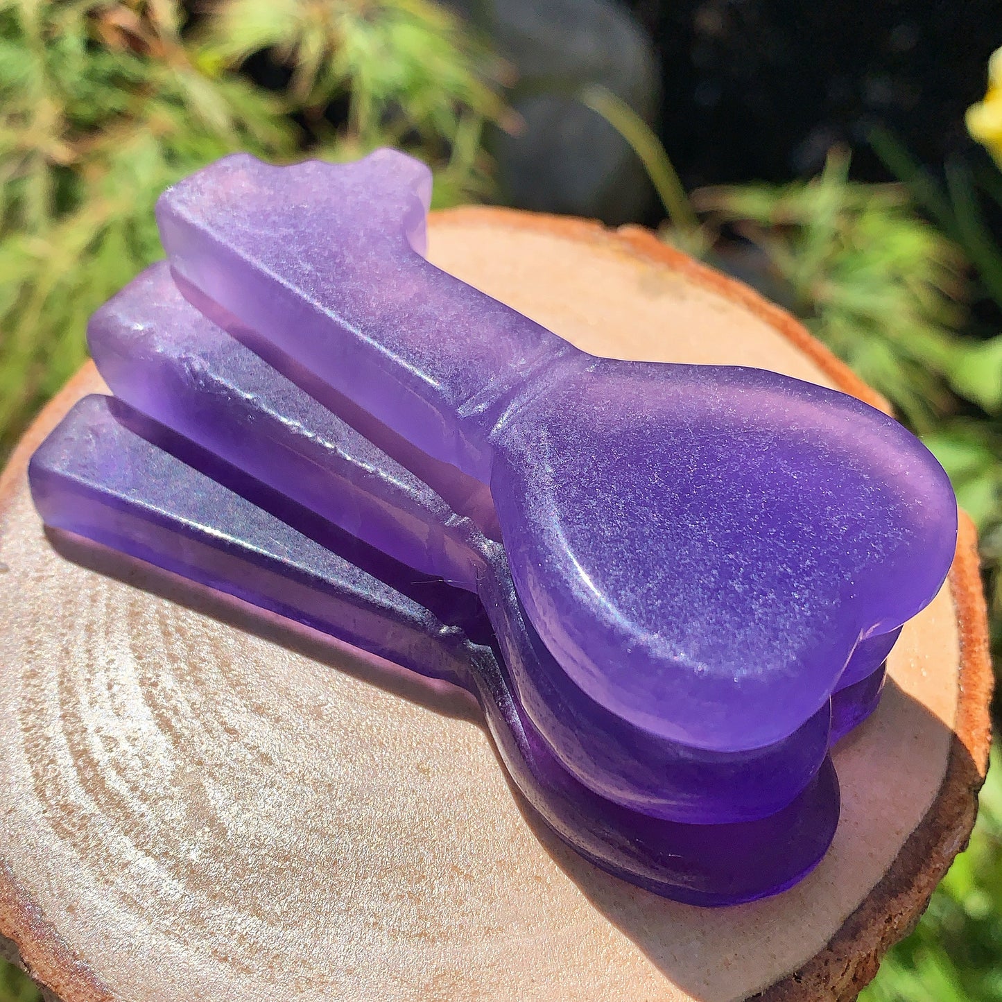 Purple Fluorite Love Key