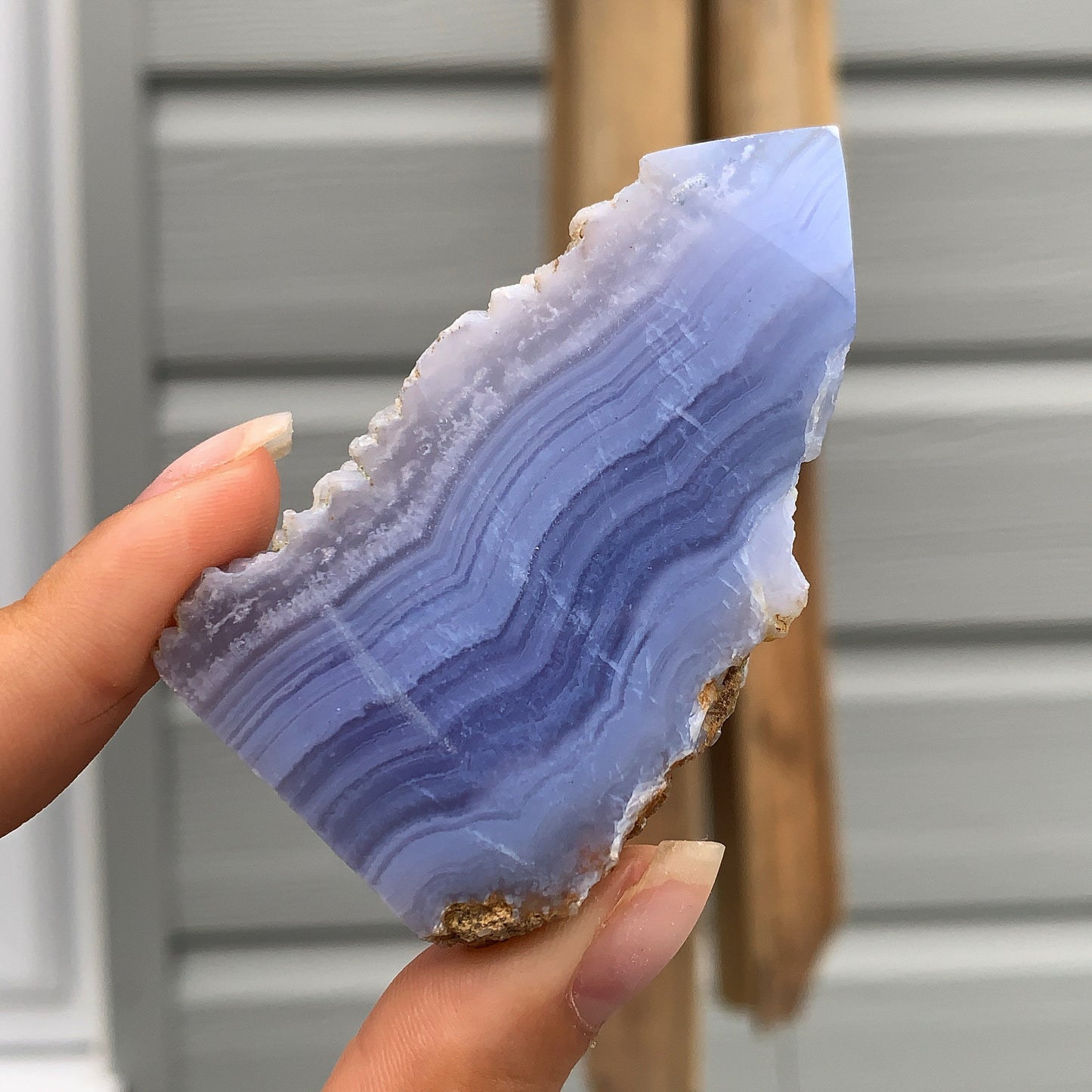Blue Lace Agate Slab