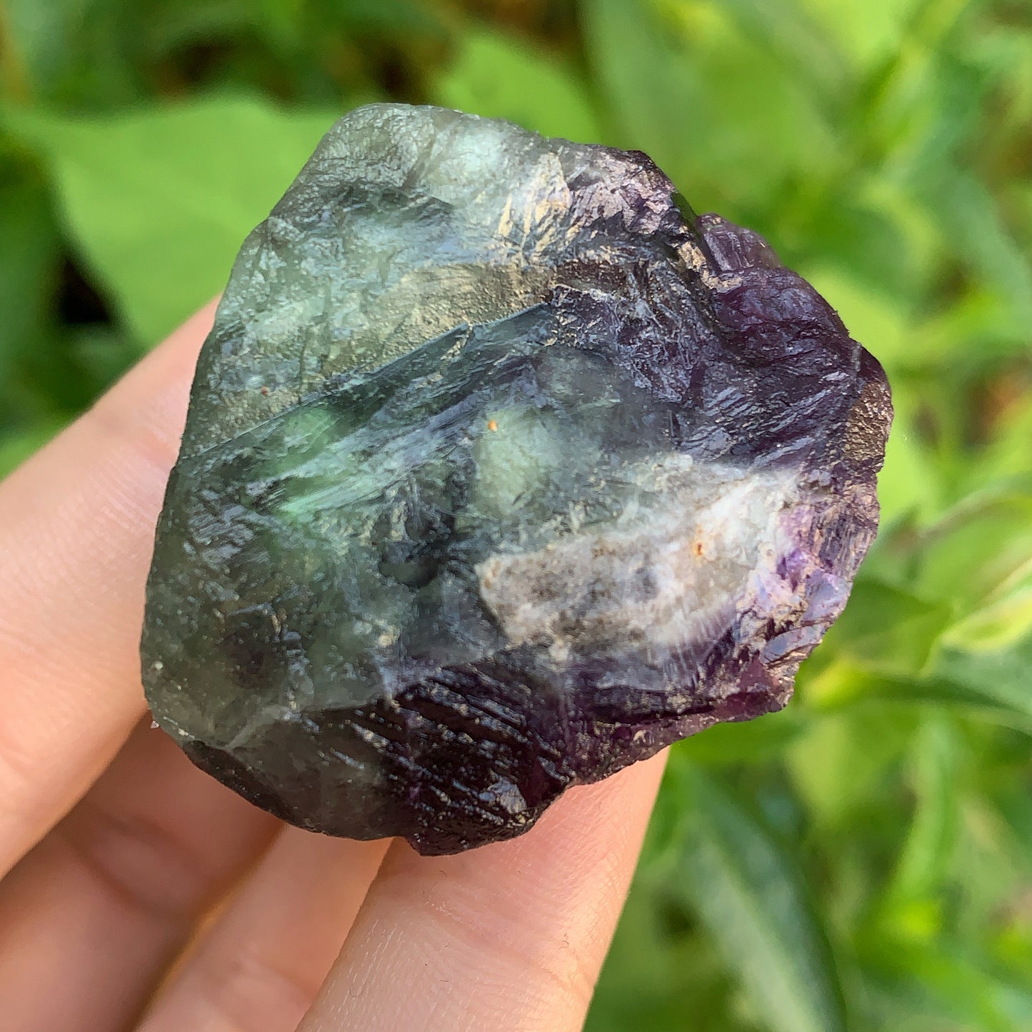 Rainbow Fluorite Rough Crystal
