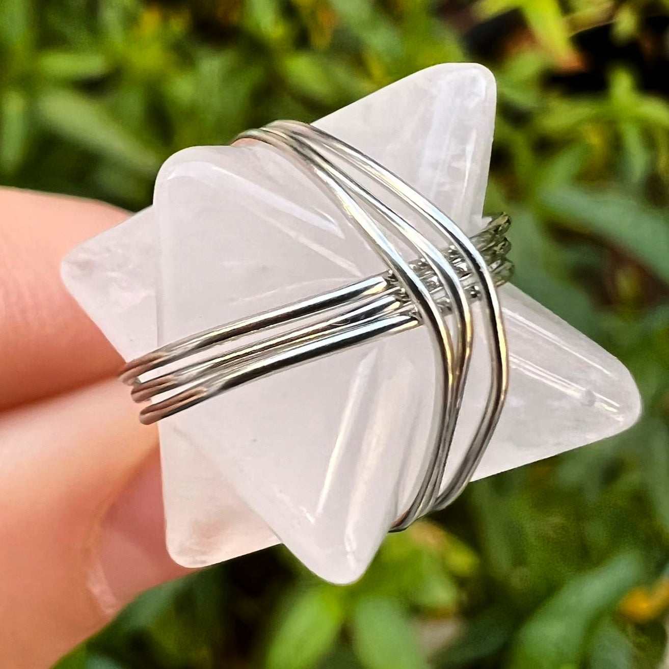 Merkaba Crystal Pendant