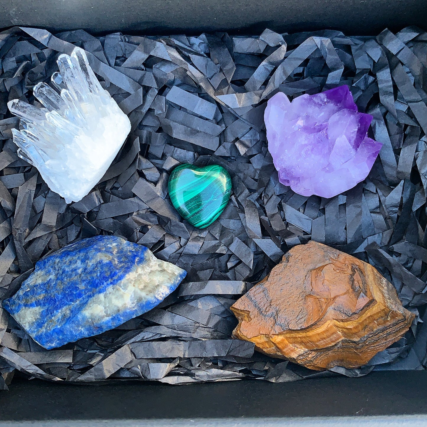 Raw Heart Crystal Gift Box