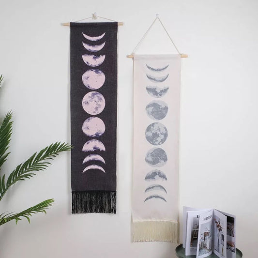 Moon Art Wall Tapestry