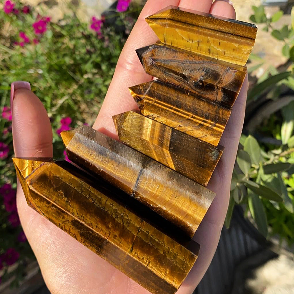 Tigers Eye Crystal Point