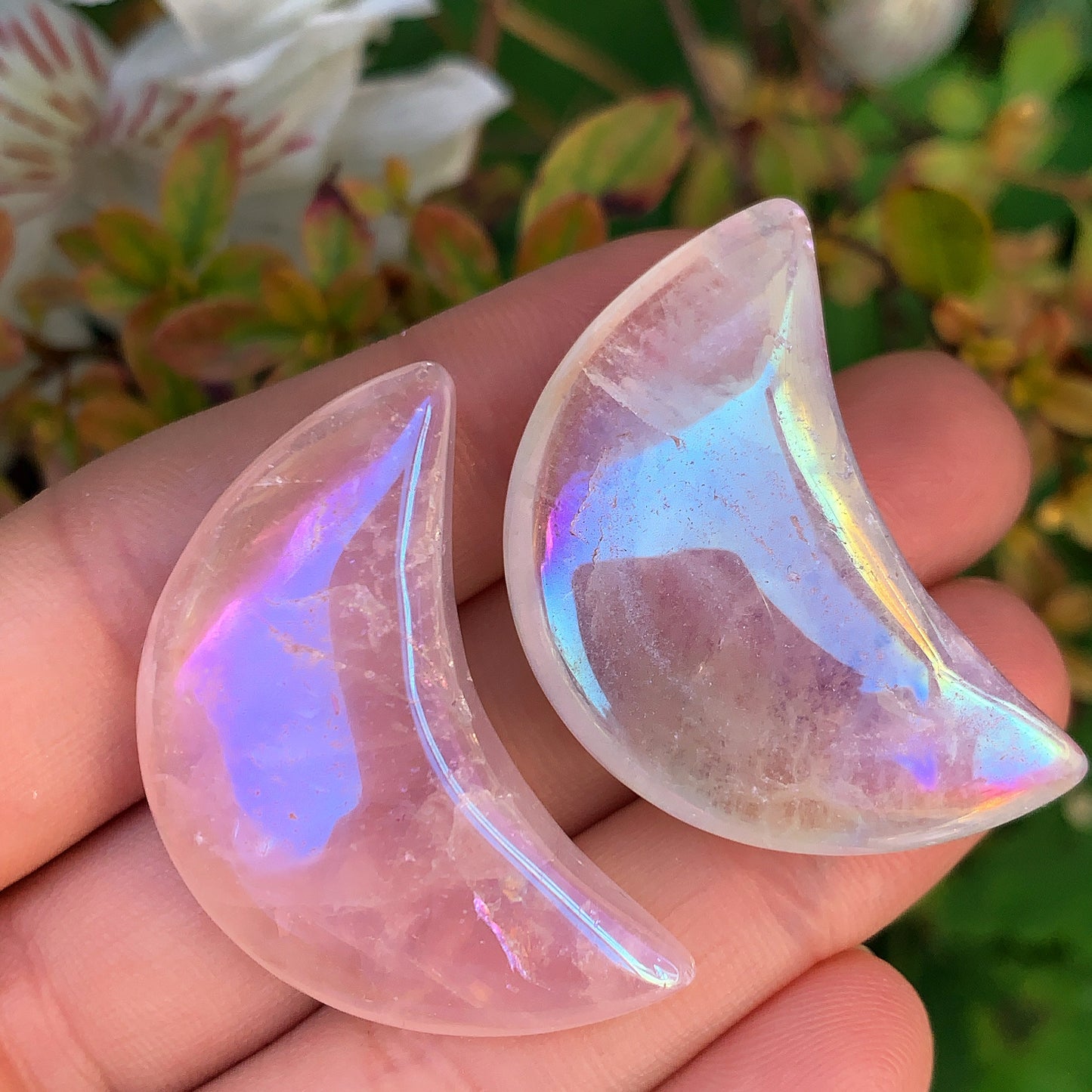 Aura Quartz Moon
