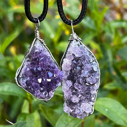 Amethyst Cluster Pendant