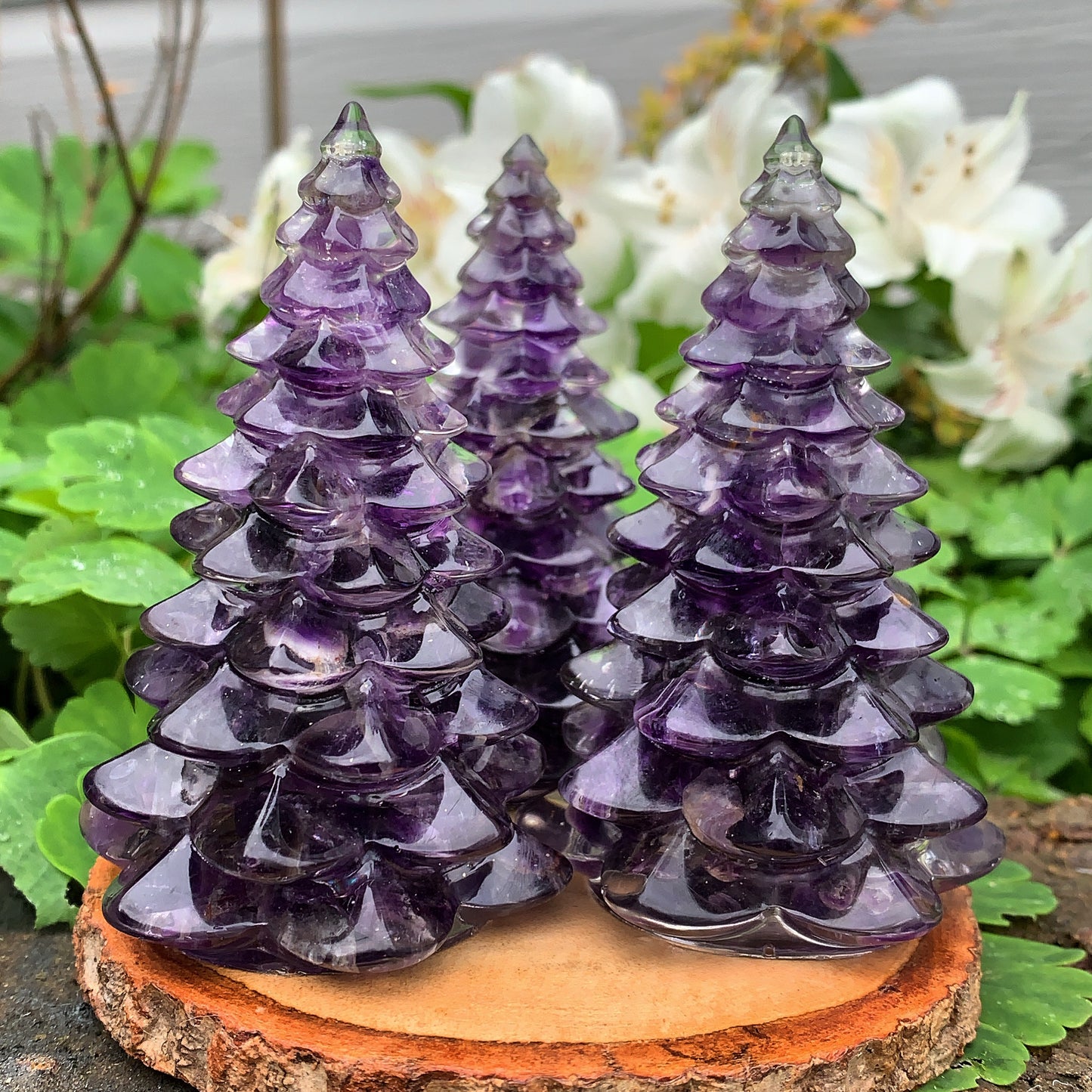 Amethyst Crystal Christmas Tree