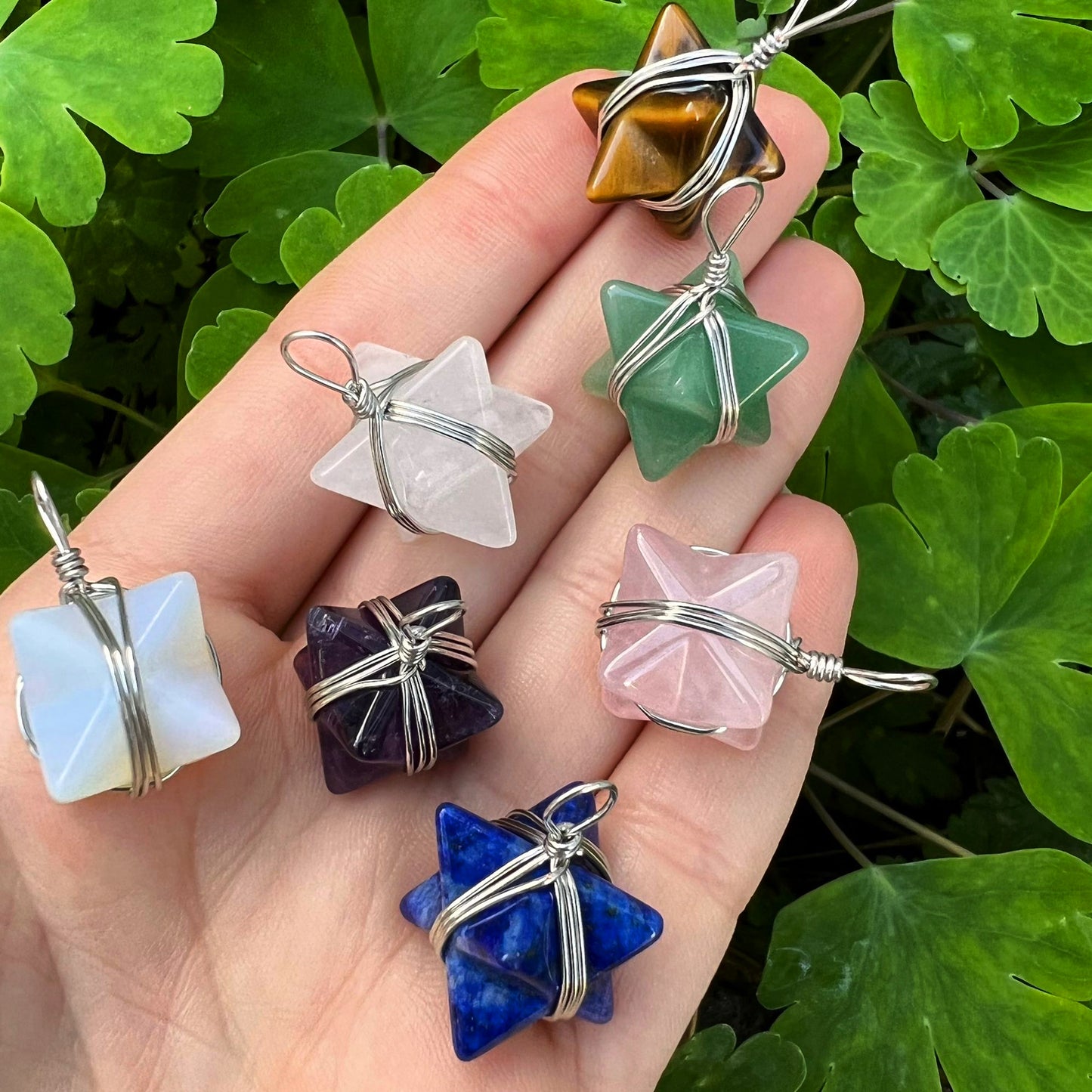 Merkaba Crystal Pendant