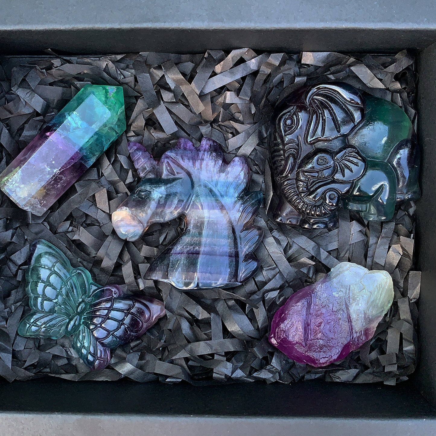 Rainbow Fluorite Gift Box