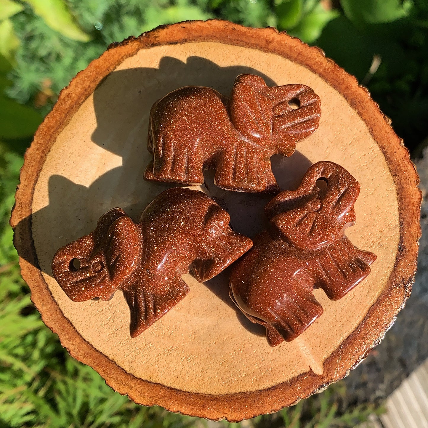 Gold Sandstone Elephant