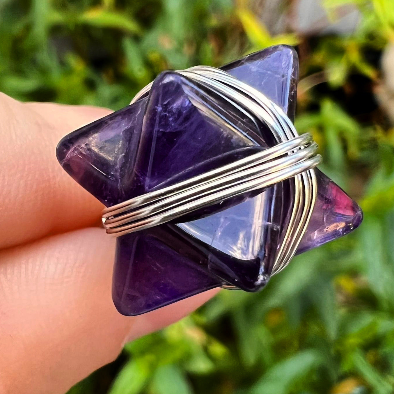 Merkaba Crystal Pendant