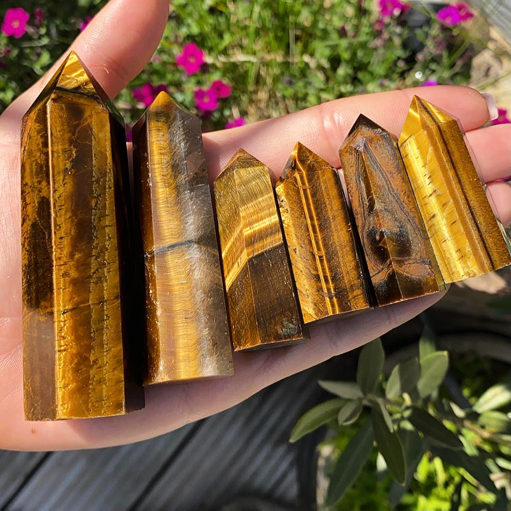 Tigers Eye Crystal Point