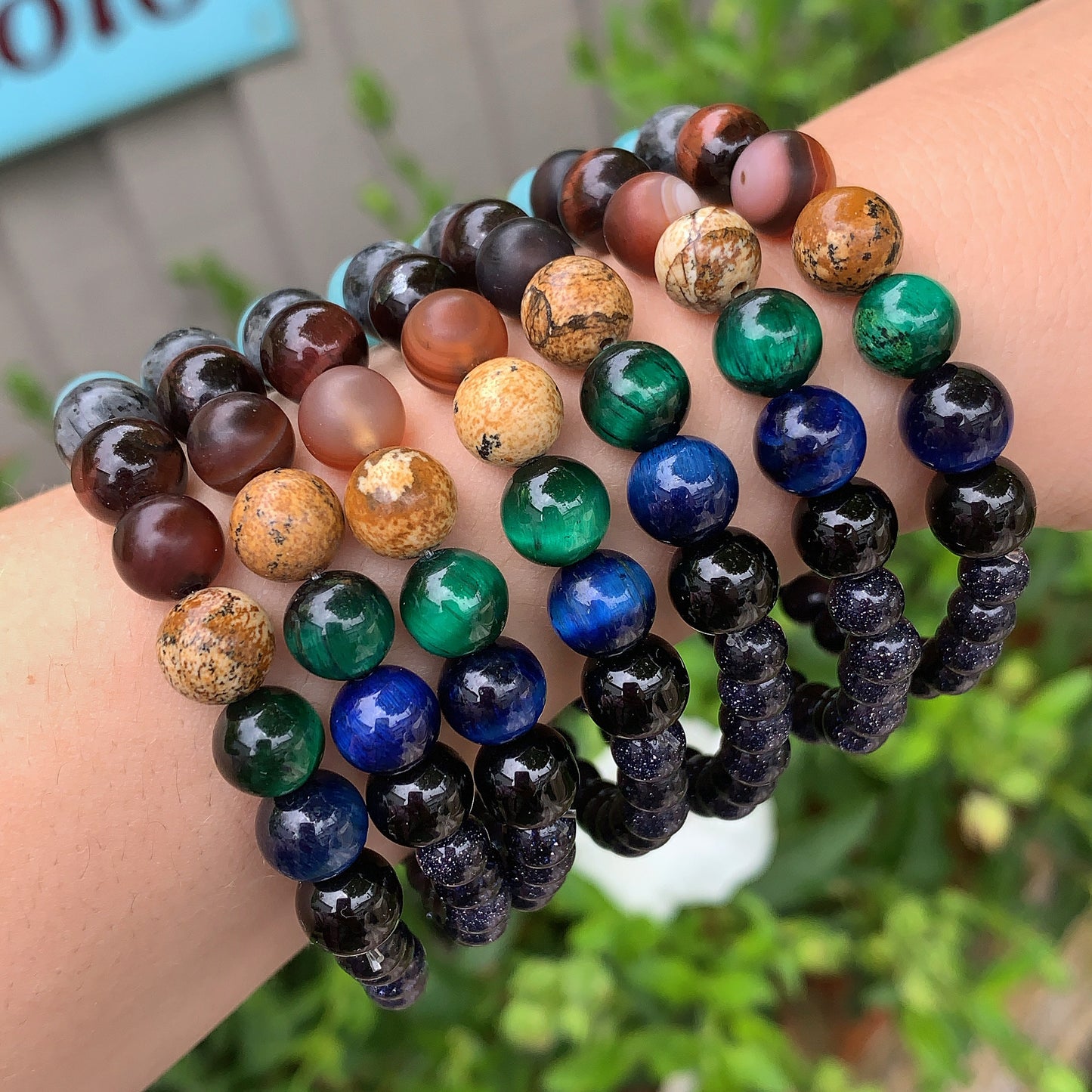 Natural Crystal Solar System Bracelet