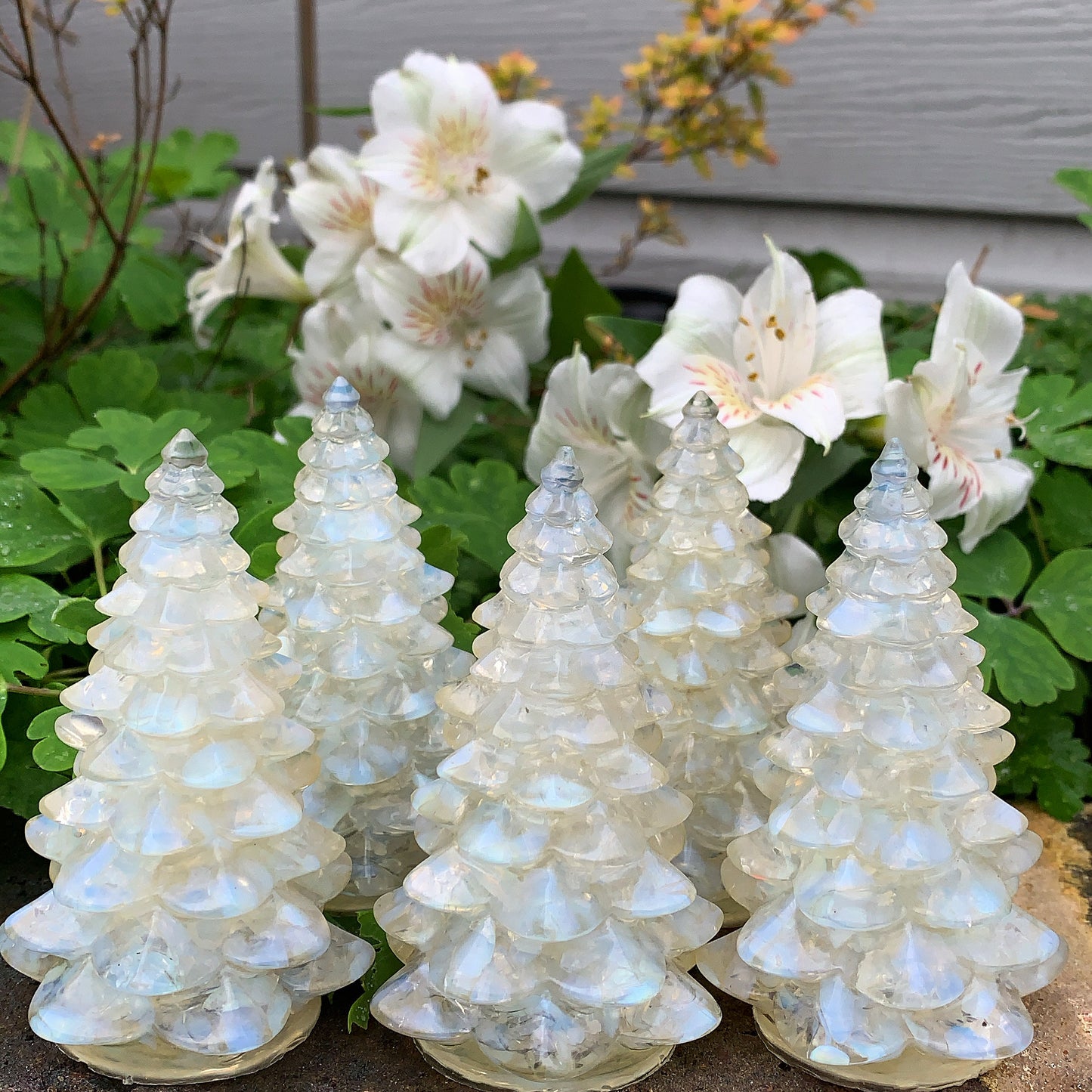 Opalite Crystal Christmas Tree