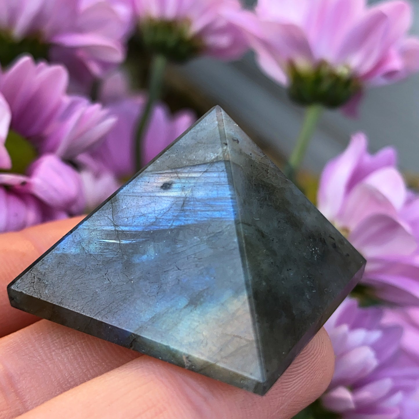 Labradorite Crystal Pyramid