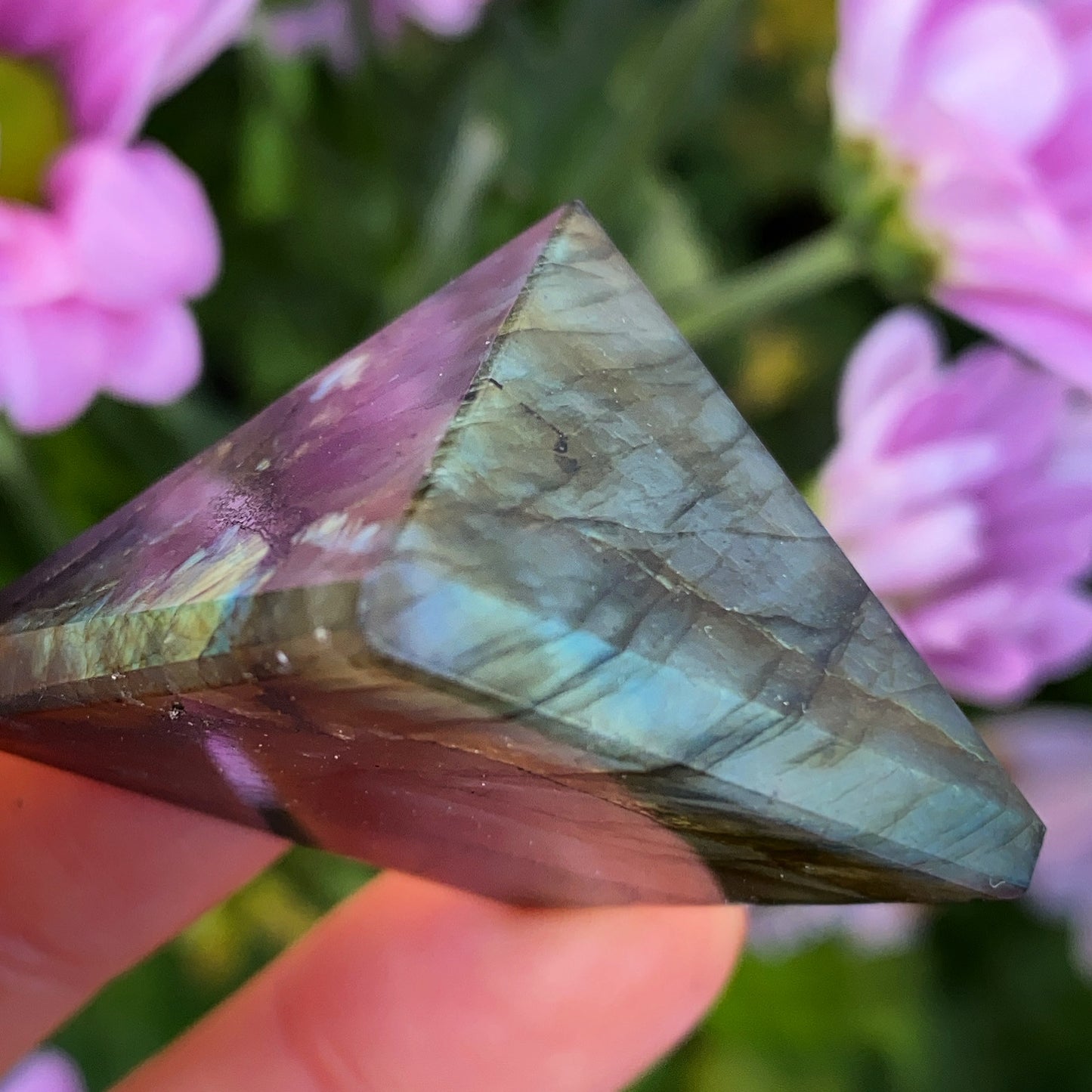 Labradorite Crystal Pyramid