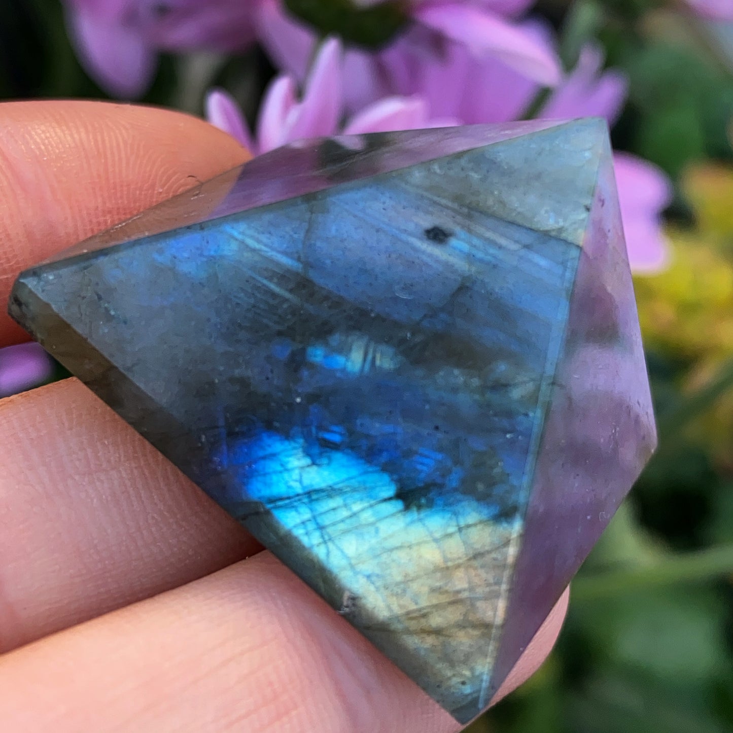 Labradorite Crystal Pyramid