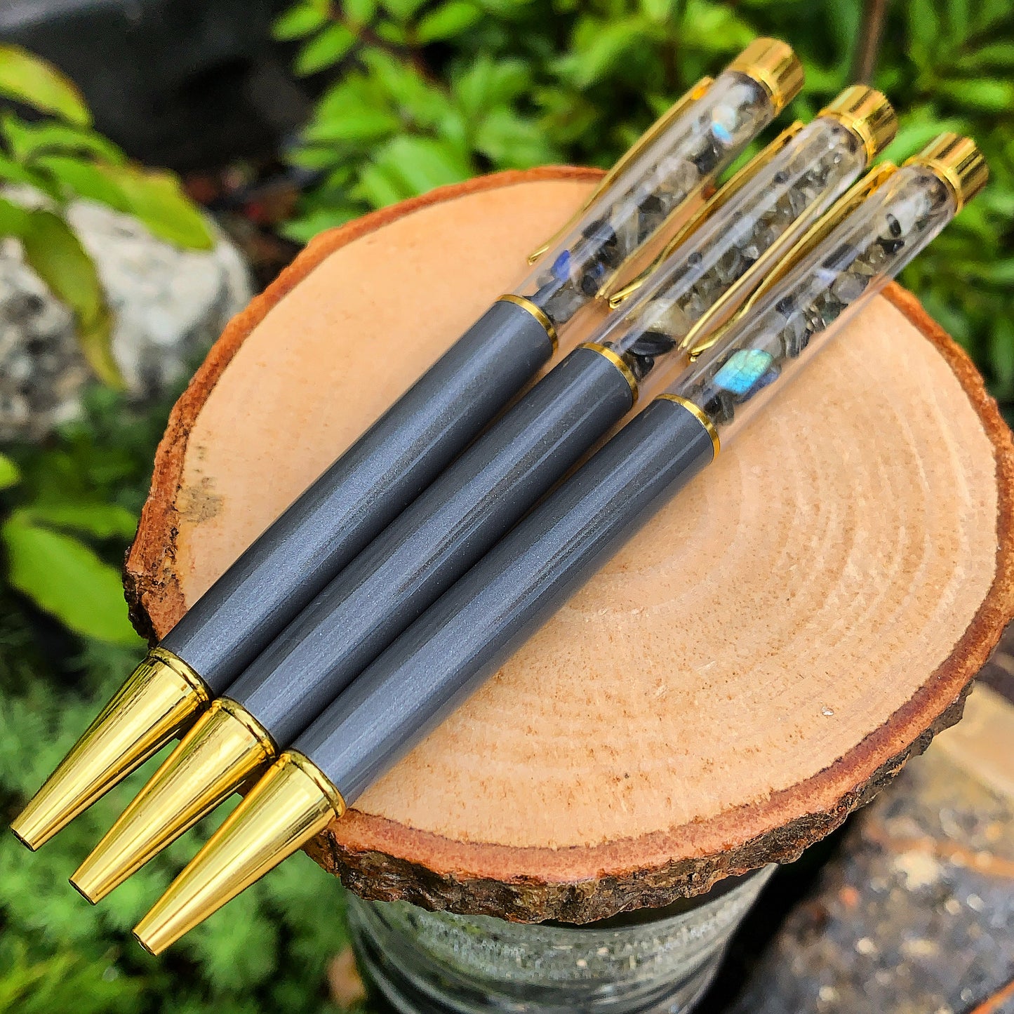 Labradorite Crystal Writing Pen