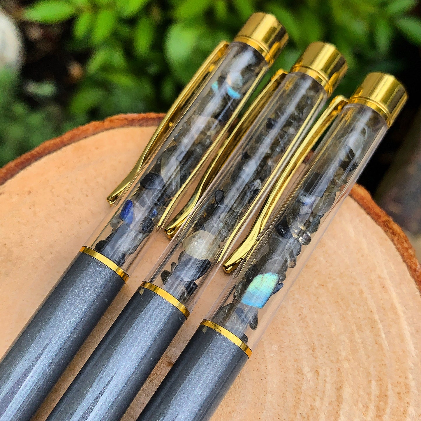 Labradorite Crystal Writing Pen