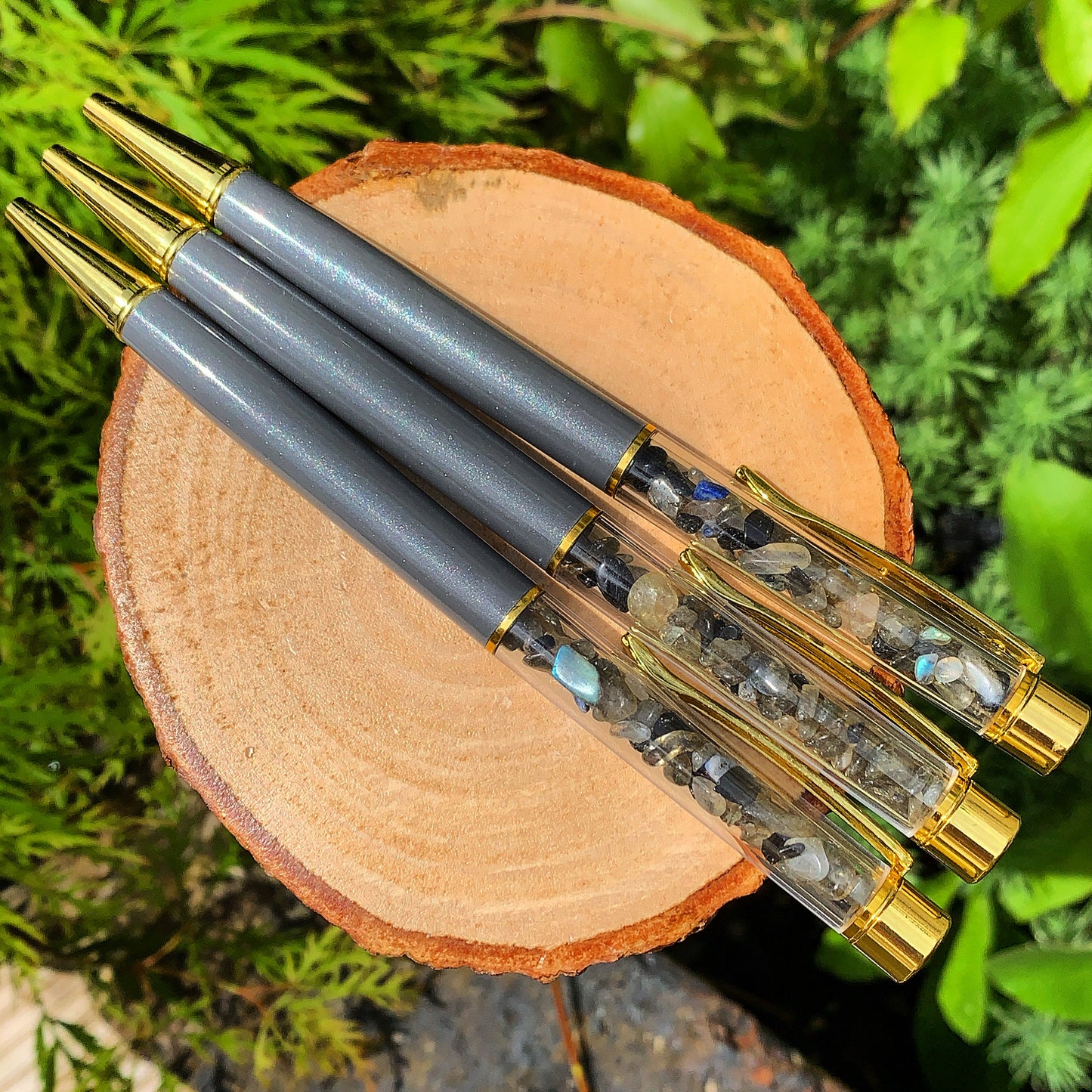 Labradorite Crystal Writing Pen