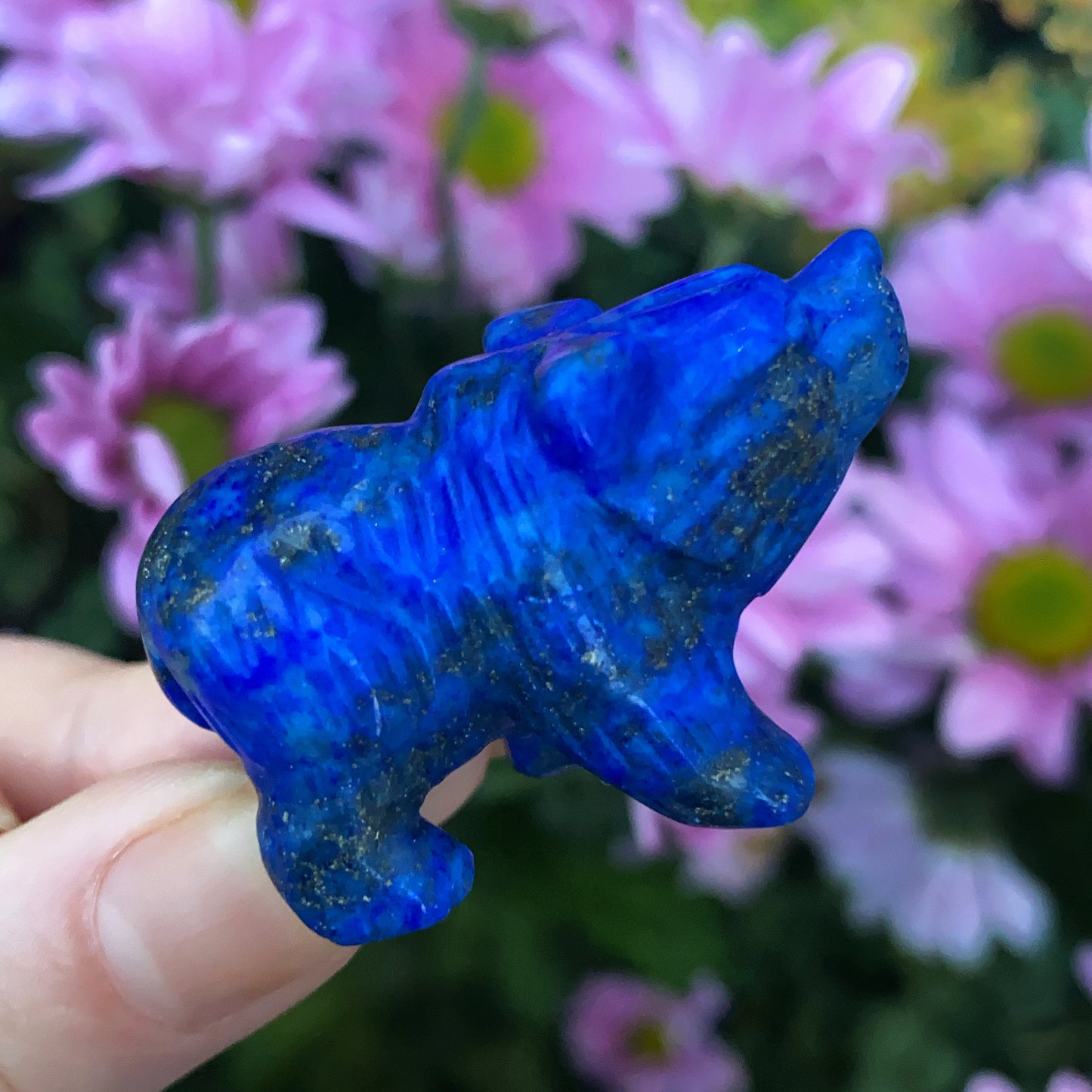 Baby Bear Crystal Carving