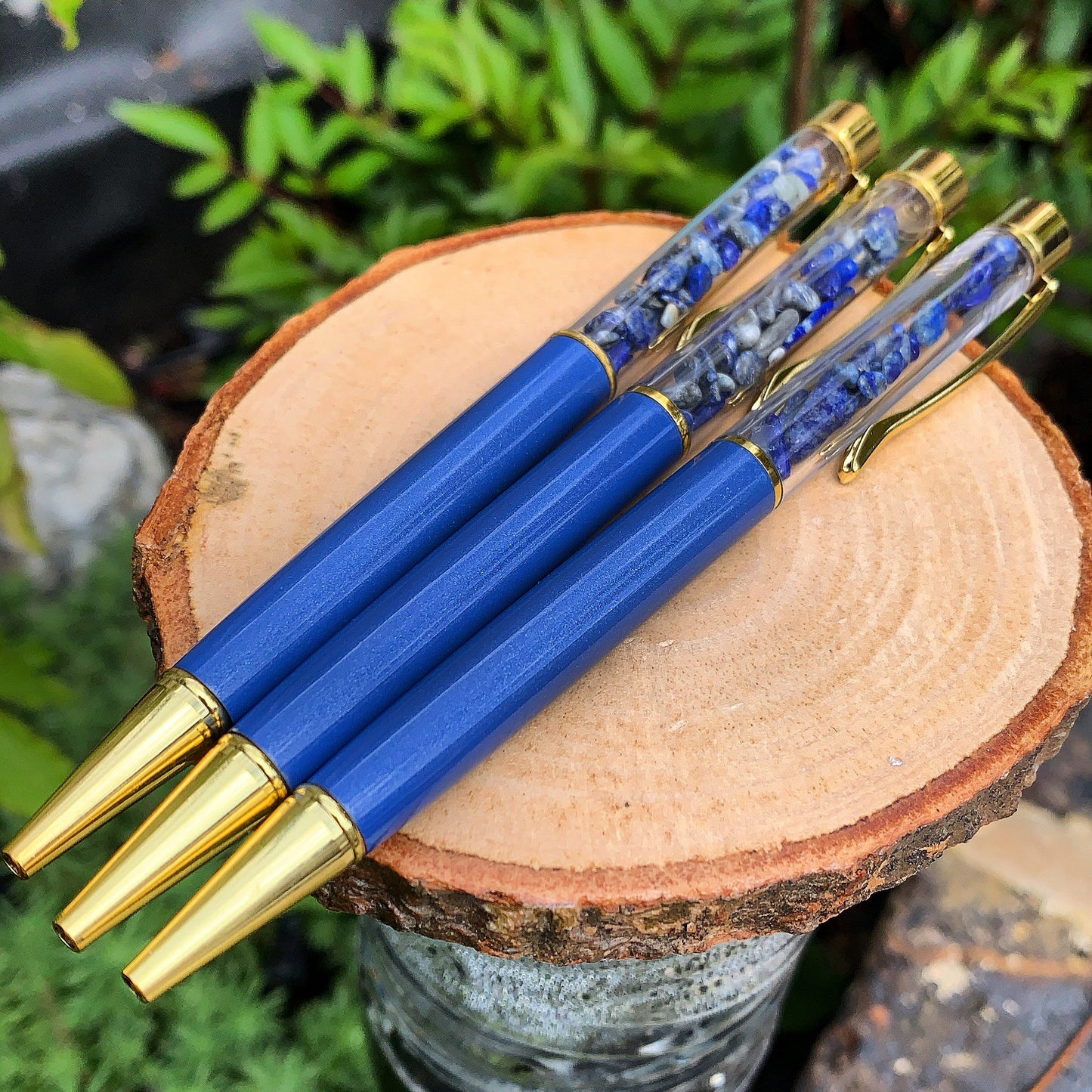 Lapis Lazuli Crystal Writing Pen
