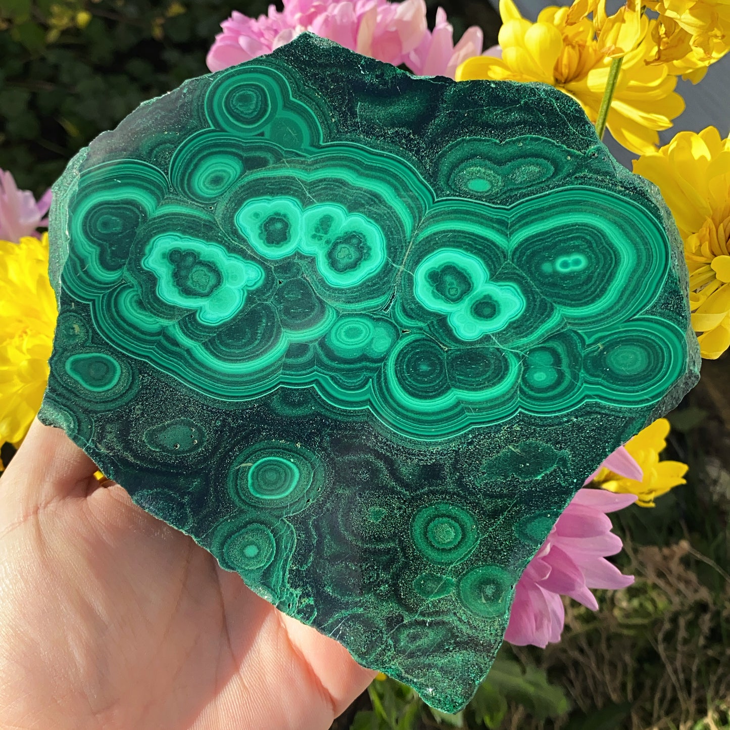 High Grade Malachite Slab - 585g