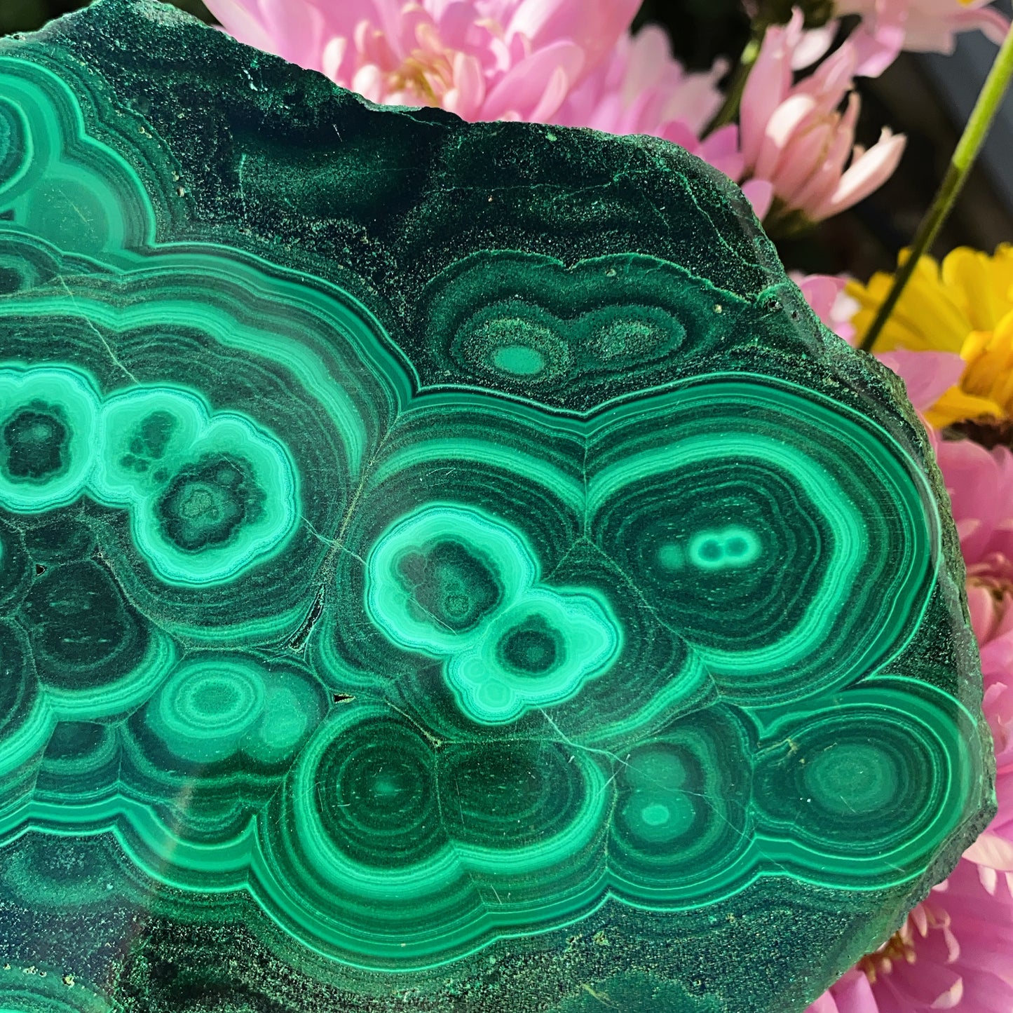 High Grade Malachite Slab - 585g