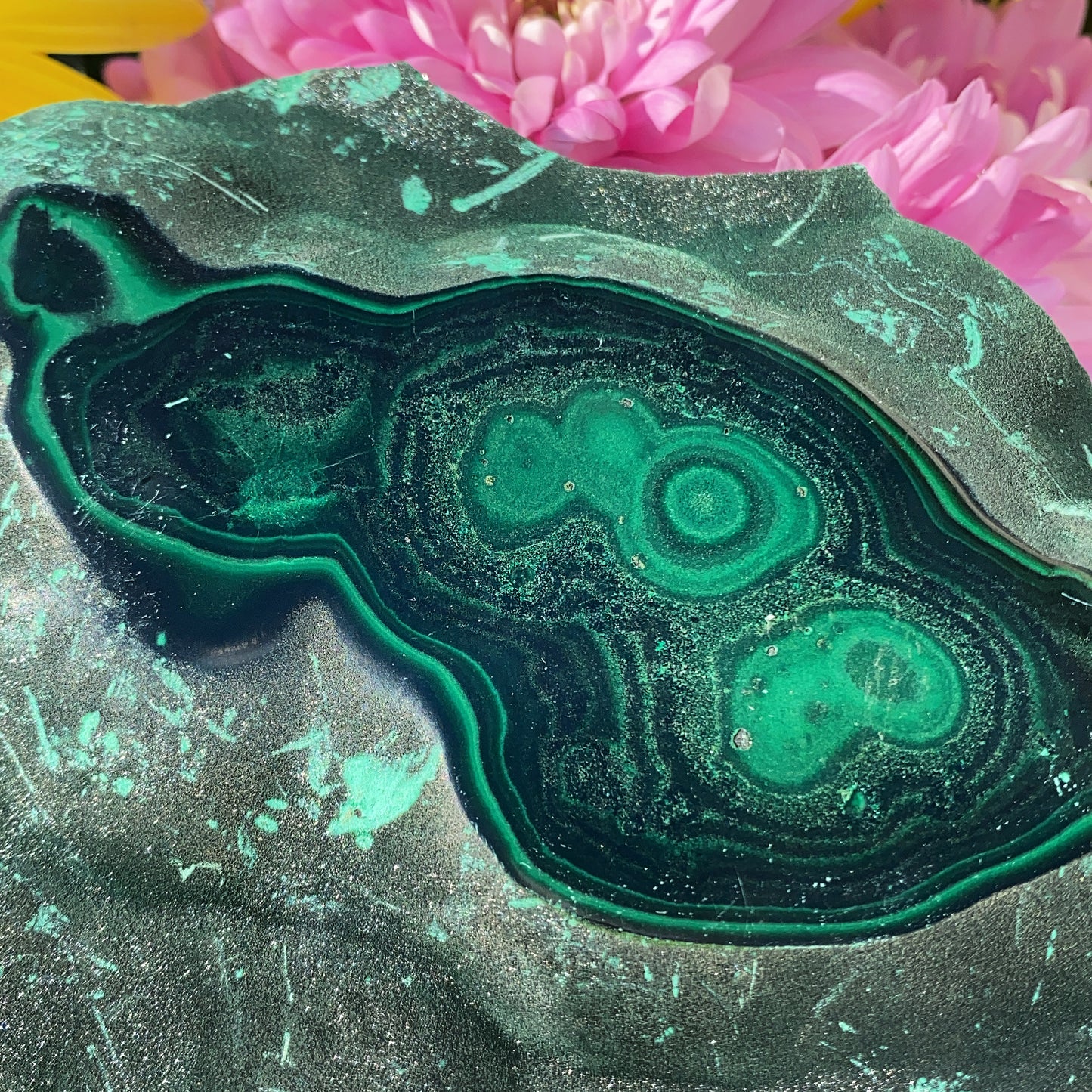 High Grade Malachite Slab - 585g