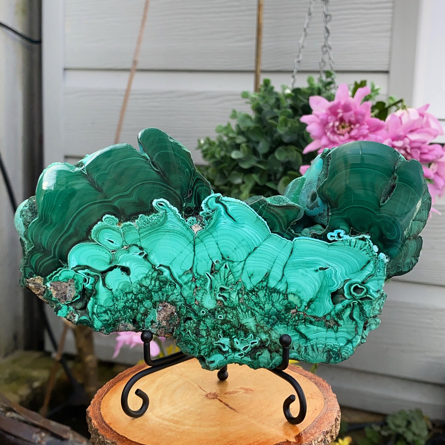 High Grade Malachite Slab - 642g