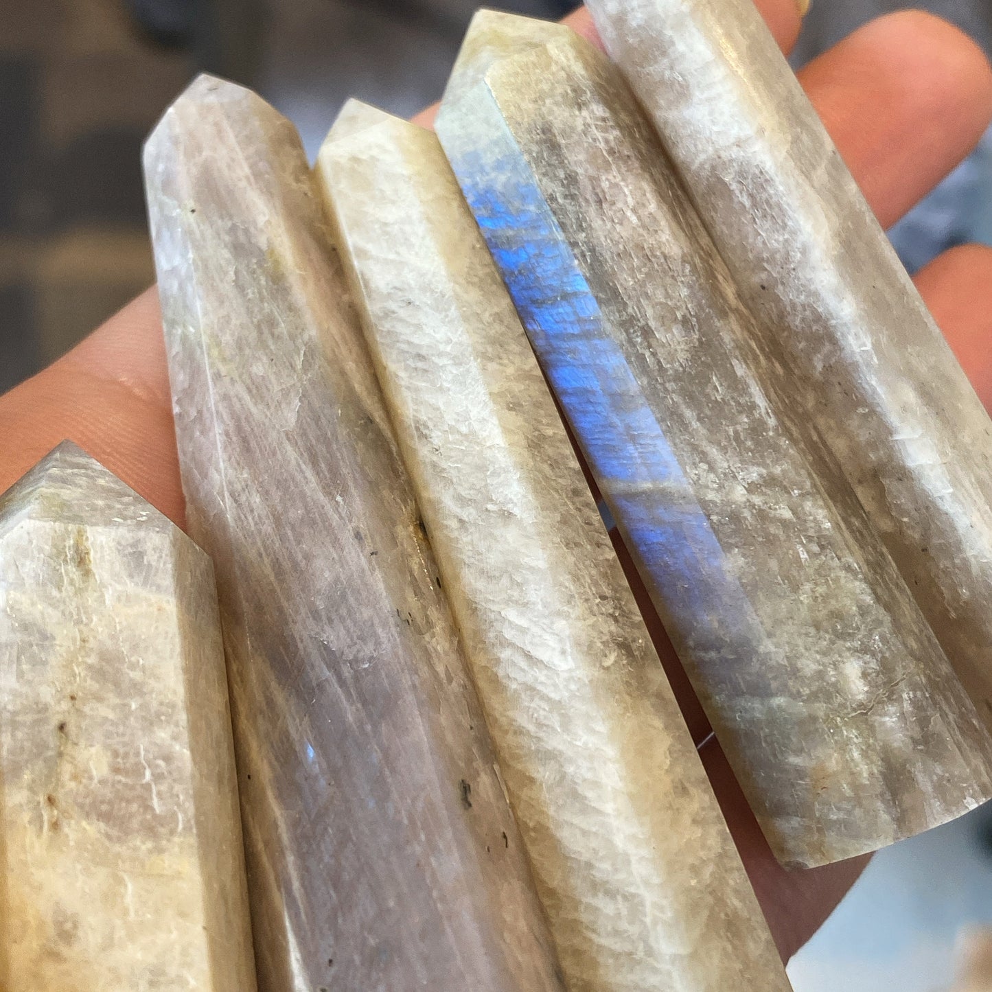 Moonstone Crystal Point