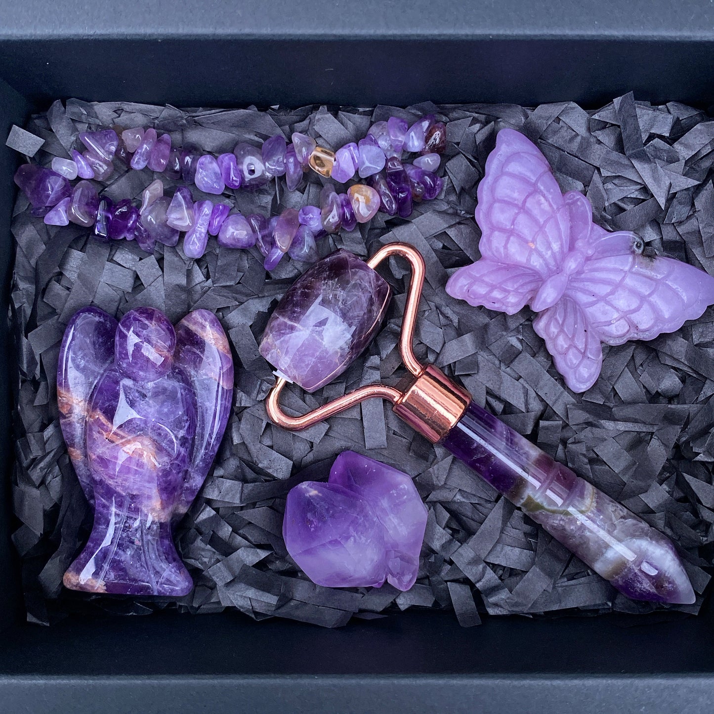 Pure Purple Crystal Gift Box Set