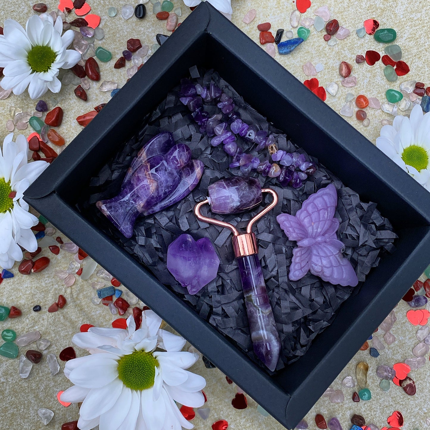 Pure Purple Crystal Gift Box Set