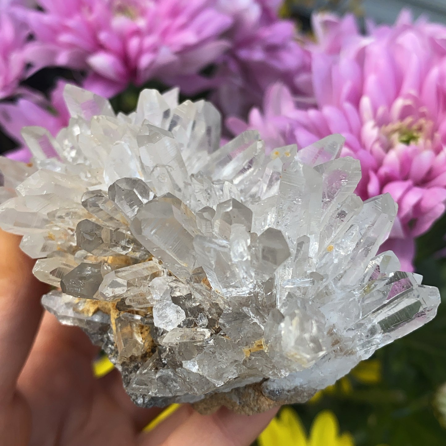 Crystal Clear Quartz Cluster - 292g