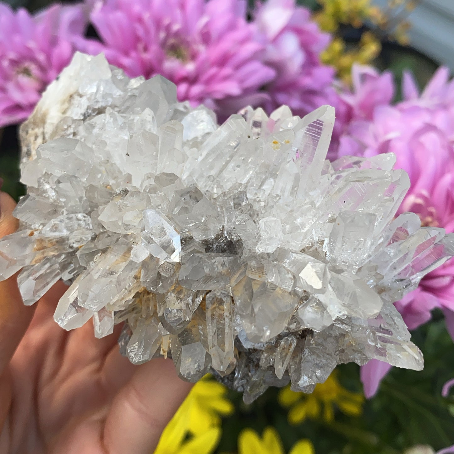 Crystal Clear Quartz Cluster - 292g
